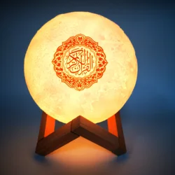Quran player APP Control moon lamp 3D Night Light Wireless Quran Speakers Colorful Moon Muslim Speaker Koran