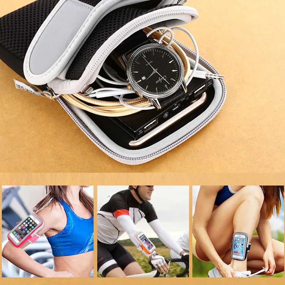 6,2 'нарукавный чехол для занятий спортом и бега для huawei P20 P30 Pro Nova 5 5i 4 Samusung S8 S9 S10 S10E iphone X XR XS MAX phone Case нейлоновый чехол