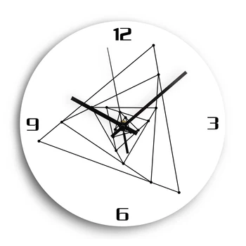 

12'' Acrylic DIY Wall Clock Modern Design Silent Quartz Decorative 3D Digital Wall Clocks for Living Room Home Decor