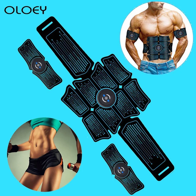US $28.11 EMS Muscle Electro Stimulator ABS Electrostimulator Abdominal Electric Massager Training Apparatus 