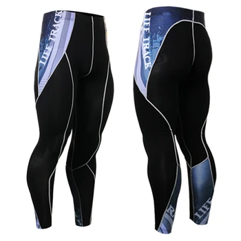 

Men Compression Tight Leggings Cycling Sports Male Gym Fitness Jogging Pants Quick dry Trousers Workout Training Bike Bottoms