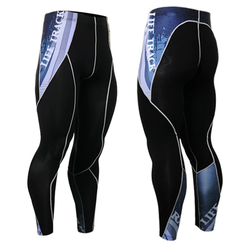 

Men Compression Tight Leggings Running Sports Male Gym Fitness Jogging Pants Quick dry Trousers Workout Training Yoga Bottoms