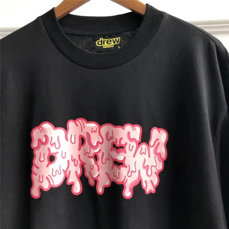 2020ss Drew House Catoon Candy Gum футболки для женщин и мужчин Джастин Бибер DREW футболки летний стиль футболки
