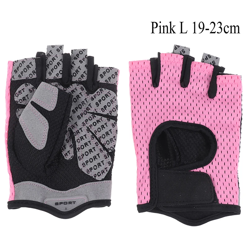 pink Гелевые велосипедные перчатки для MTB, для горного велосипеда, велосипедные перчатки, мужские женские летние спортивные противоударные велосипедные перчатки - Цвет: pink