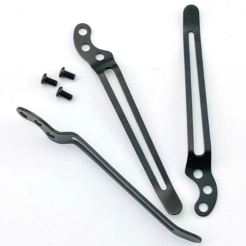 Stainless Steel Back Clip Pocket Holder Knife Clip Accessories Tool DIY Parts for Folding Knife Holder Making Knives