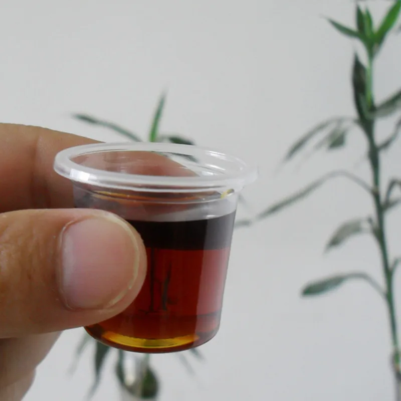 

1000pcs High quality transparent disposable small cup 20ml mini water coffee tea drink taste plastic cups business household