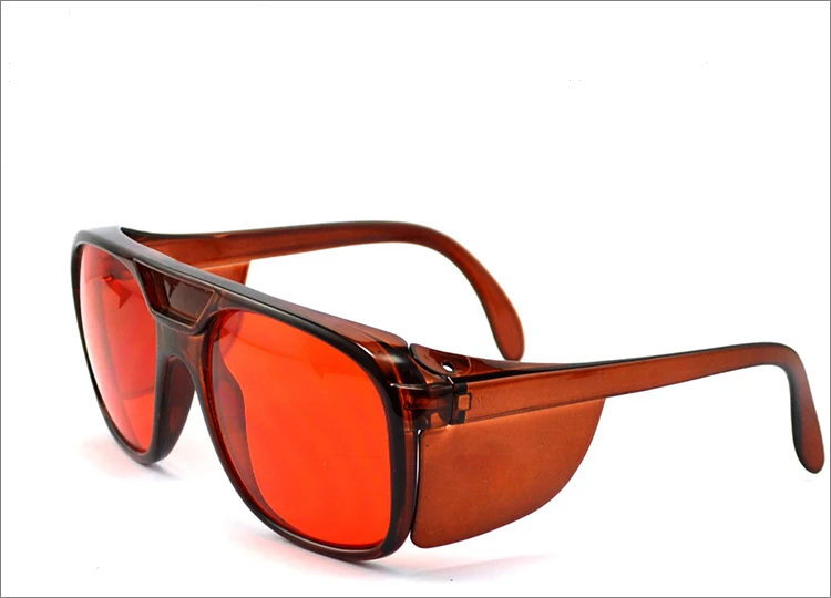 200-540nm/532nm New Laser Goggles Eye Protection Blue Lens For Preventing Red Lasers With Portable Carring Case Safety Glasses