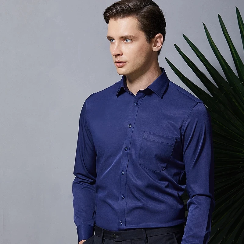 6xl Stretch Anti-wrinkle Men's Shirts 