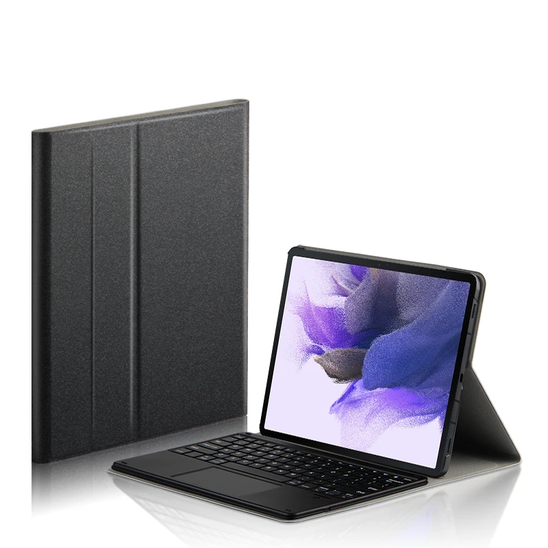 

Keyboard Case For Samsung Galaxy Tab S7 FE 12.4" SM-T735 T730 T736 Bluetooth Bracket Magnetic Detachabl Protective Cover Case