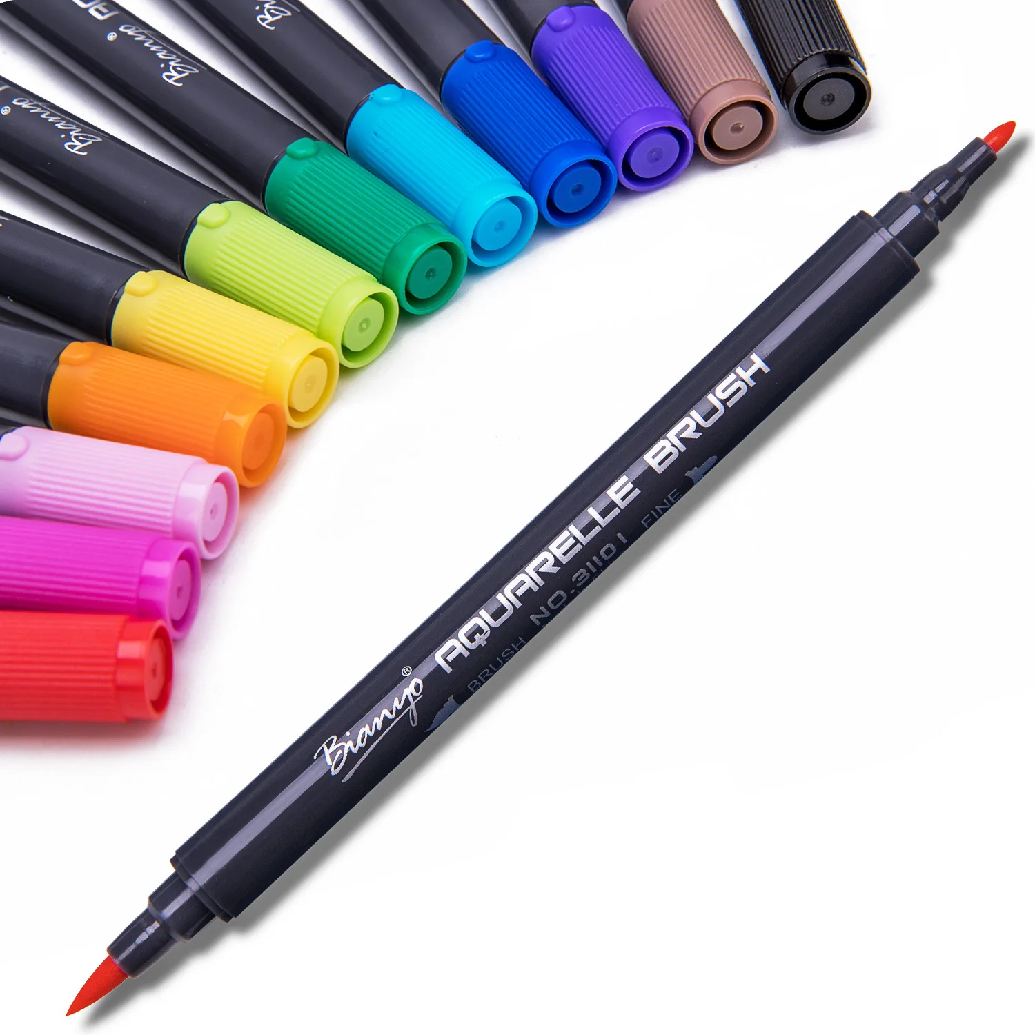 

Double-headed Soft Brush Marker Watercolor Paint Double Head Art Marker Pen Hand Drawing Hair Note Pen Painting Supplies