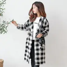 Новое поступление, клетчатое пальто для мальчиков и девочек, Весенняя модная куртка с длинными рукавами для маленьких девочек 3-8 лет