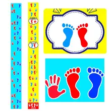 

Kids Outdoor Team Play Jumping Carpet Educational Mat Walk Sports Toys