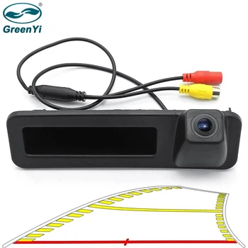 

GreenYi Vehicle New Dynamic Trajectory Rear ViewRearview Parking Camera Trunk Handle Camera For BMW X1 X3 2018-2019