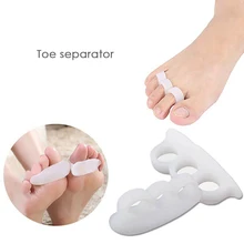 1 пара новых горячих продаж, разделитель для пальцев ног, силиконовый гель, молоток, выпрямитель для ног, для сгибания или сгибания пальцев ног, полезный инструмент для ухода за пальцами