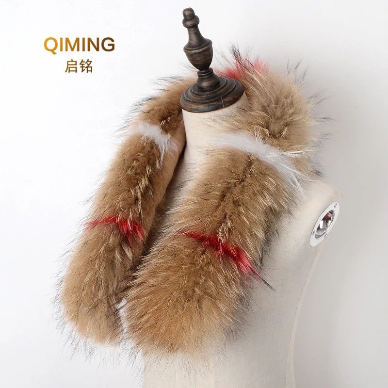 Donna Genuine Pelliccia Di Volpe Collare Sciarpa Per Le Donne Di Inverno Di Lusso Pelliccia Di Volpe Sciarpa Di 100% Naturale Di Pelle Di Volpe Del Co