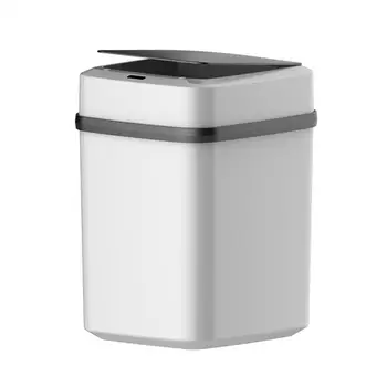 

Automatic Touchless Intelligent Induction Motion Sensor Kitchen Living Room Bedroom Trash Can Eco-friendly Waste Garbage Bin