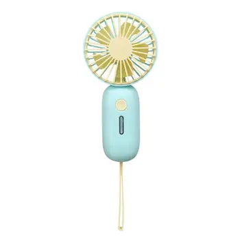 

New Handheld Fan USB Charging Mini Handheld Small Electric Fan Palm Mini Creative Small Fan(Sky Blue)