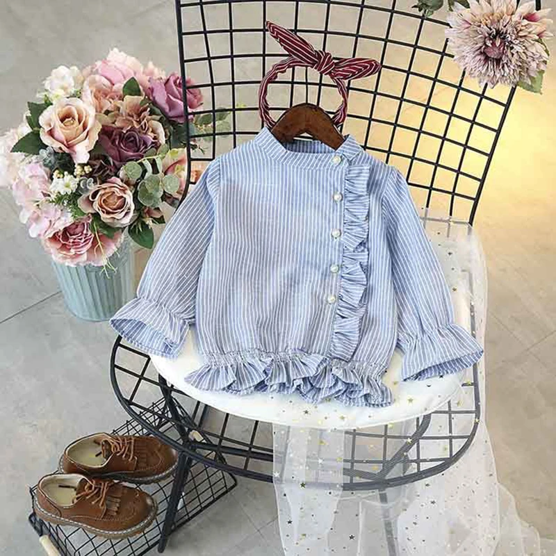 Baby Girl Blouse Spring Autumn Kids Toddler Long Sleeve Blouses Girls