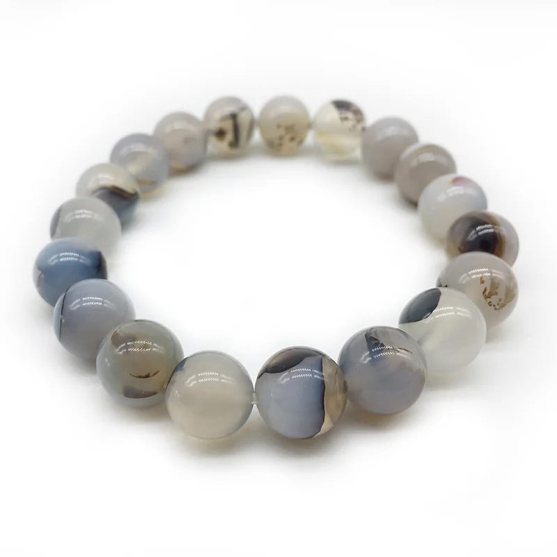 

Natural Stone Ocean black and white bracelet Simple fashion elegant atmosphere charm bracelet ins style