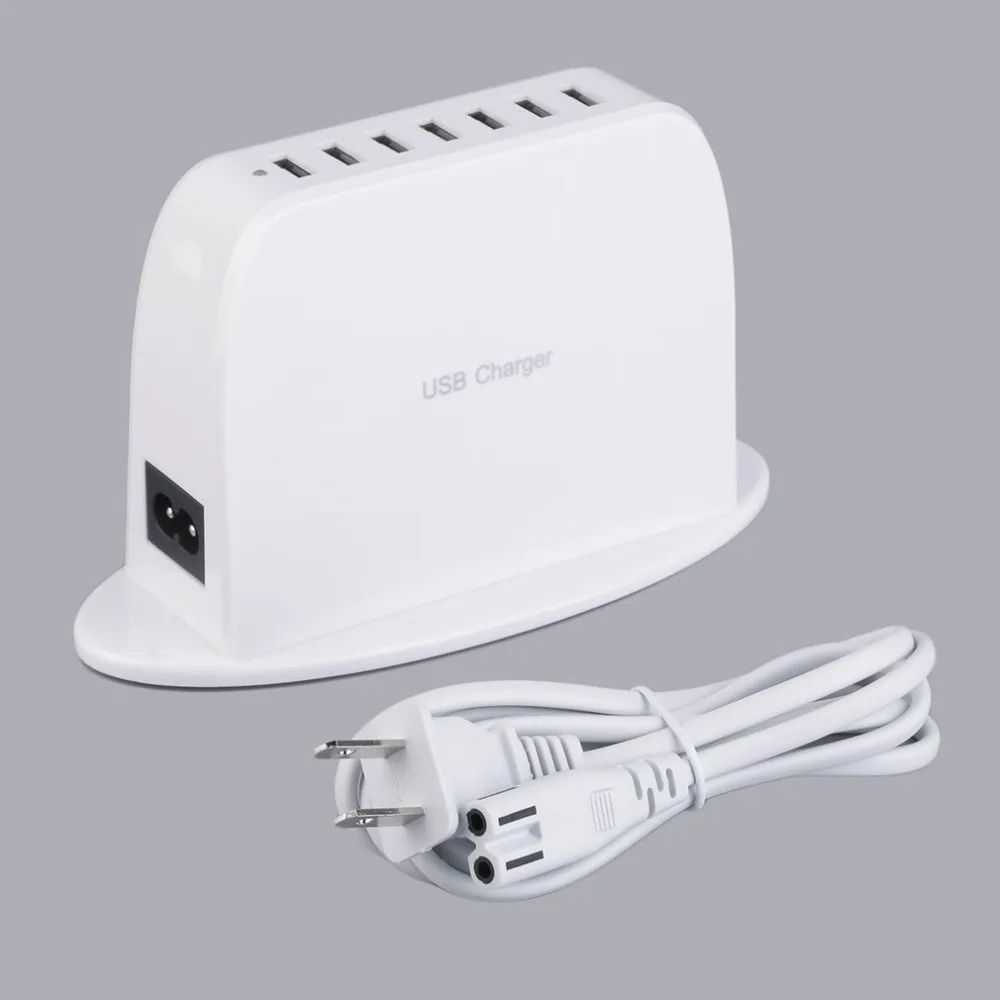 Быстрый мульти-Функция 5V 2.4A 7-Порты и разъёмы USB адаптер Мощность Зарядное устройство для мобильного телефона зарядное Зарядное устройство для телефонов мобильного телефона быстро Мощность Зарядное устройство