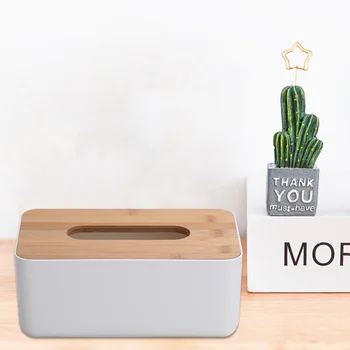 

1pc Tissue Box Fashion Dustproof Tissue Case Storage Box Container Cover Holder for Restaurant Hotel Cafe Car