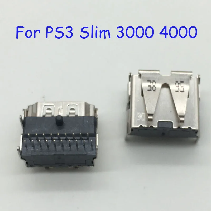

20 шт. для Playstation 3 PS3 Slim 3000 4000 HDMI-совместим с разъемами Sony PS3, сменный разъем интерфейса гнезда