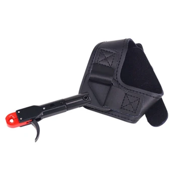 

Archery Caliper Release Aid Compound Bow Strap Trigger Wristband Bow Sling 360 Rotating Head