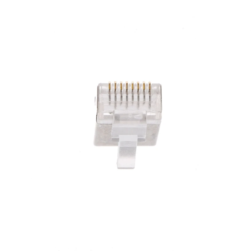 100Pcs RJ45 Network Connector CAT6 Modular Plugs Shielded Version With Loading Bar networking tools