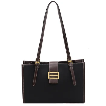 

Fashion Leather PU Tote Bag for Women Large Capacity Women Shoulder Bag High Quality Vintage Crossbody Bag Handbag for Female