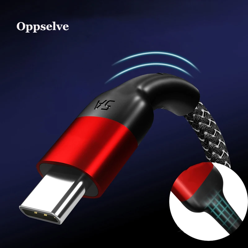 Supercharge USB Type C кабель 5A для Huawei Mate 20 P30 P20 Pro мобильный телефон Быстрая зарядка Honor 10 V10