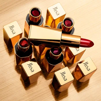 

matt lipstick lip stick makeup lip stick Easy Wear Moisturizer Nutritious Long-lasting gold matte lipstick red lipstick brand