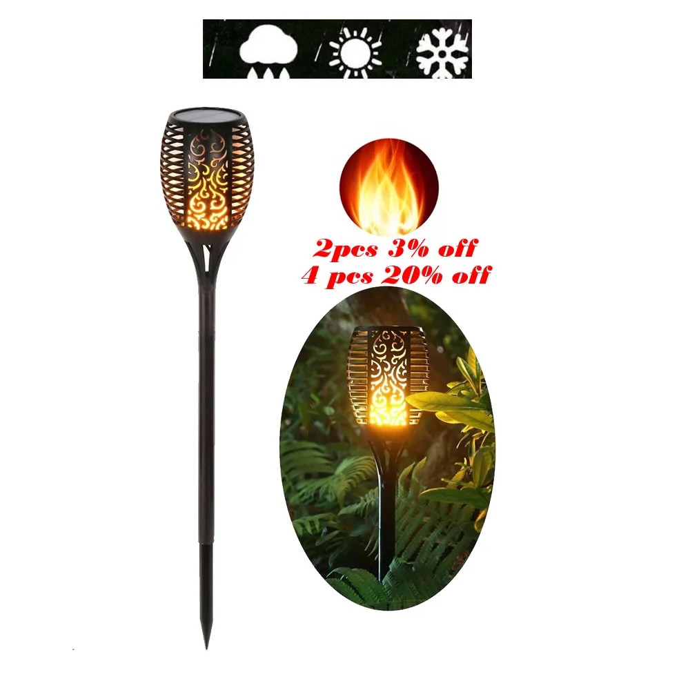 

Solar Lawn Dancing flame Torch Lights radar NEW LED Flame Flicke torch landscape garden Flame Lamp Flickering bulb dancing Lawn