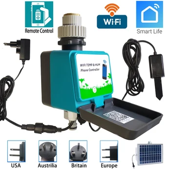 

WIFI Connect Irrigation System Smart Watering Timer Water Valve Garden Irrigation Controller Smart Watering System