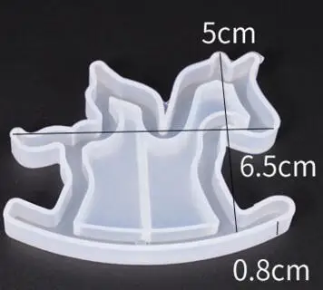 Epoxy Resin Kawaii Feet Shaker Silicone Molds Charms DIY Jewelry Tool Water Injection Windmill Mould UV Resin Pendant