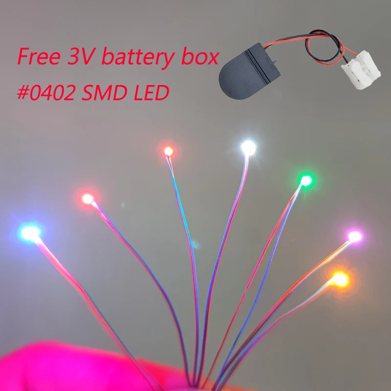 5 шт. светодиоды Smd #0402 3 в 11 цветов 30 см | Игрушки и хобби