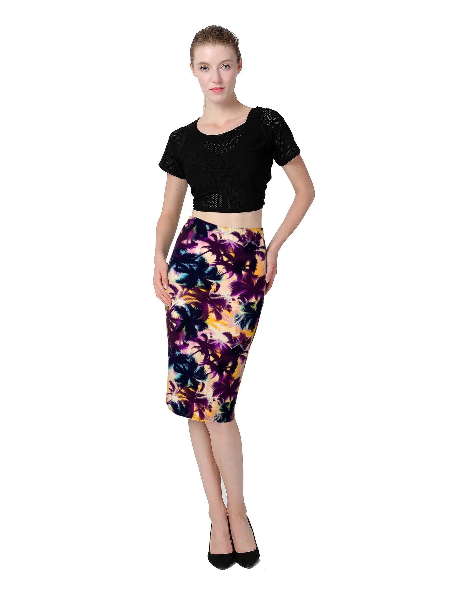 Европа и Америка,, модная юбка-футляр с принтом, EBay, AliExpress, поставка товаров 204