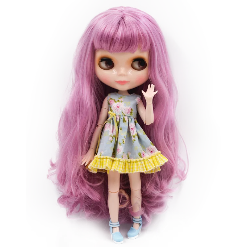 

Neo Blyth Doll NBL Customized Shiny Face,1/6 BJD Ball Jointed Doll Ob24 Doll Blyth for Girl, Toys for Children NBL08