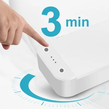 

Uv Disinfection Box Cleaning Device Ultraviolet Sterilization Cleaner Personal Sanitizer For IPhone 12