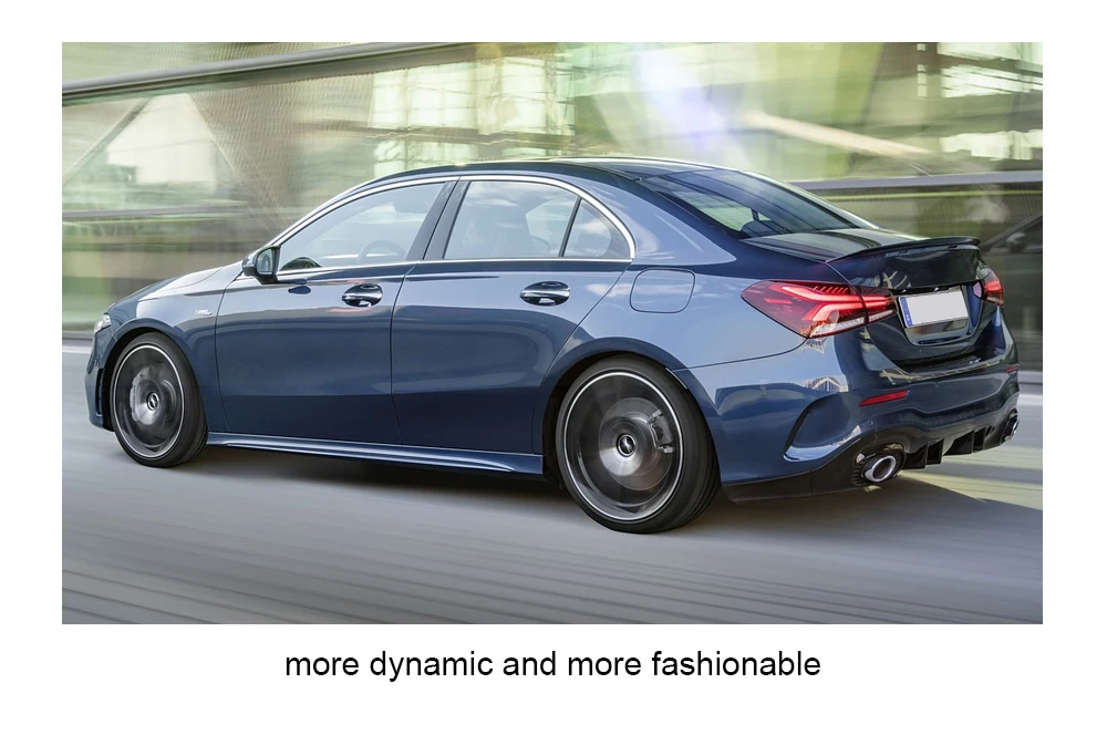 Подходит для Mercedes-Benz A Class W177 СЕДАН задний спойлер крыла углеродного волокна