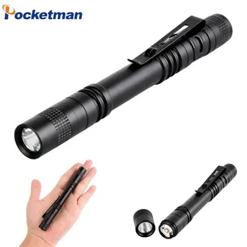 

Brighter Light Super Small Mini LED Flashlight Set Handheld Pen Light Linterna Pocket Torch Camping Hiking Working Light