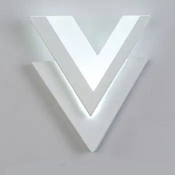 

LED Wall Light Acryl 10W Modern Simple 80-265v V Shape stairs wall lamp Wall Mounted Light Home Lighting Room Beside