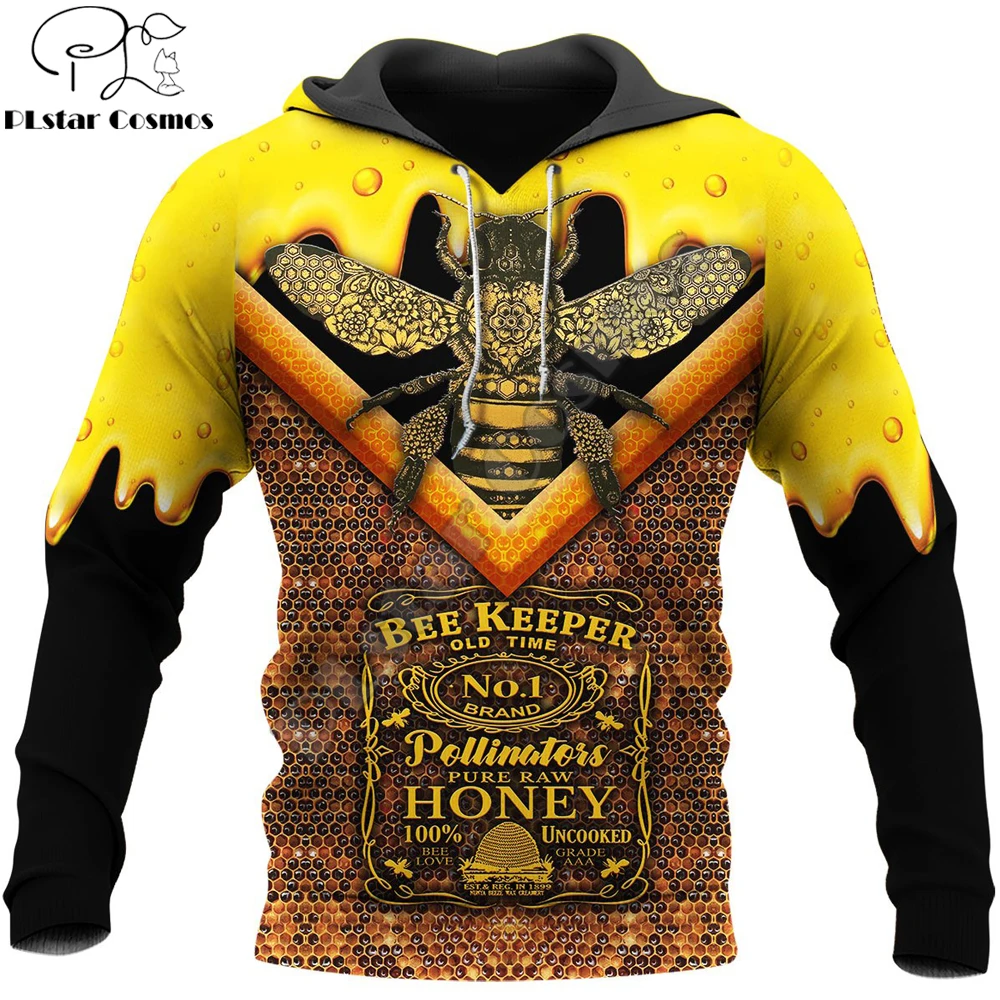 

beekeeper 3D All Over Printed Men Hoodie Harajuku Fashion Hooded Sweatshirt Unisex Street Casual jacket pullover drop shipping