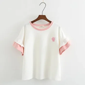 

2018 new summer wear round neck pure cotton cottonthin and thin style T-Shirts