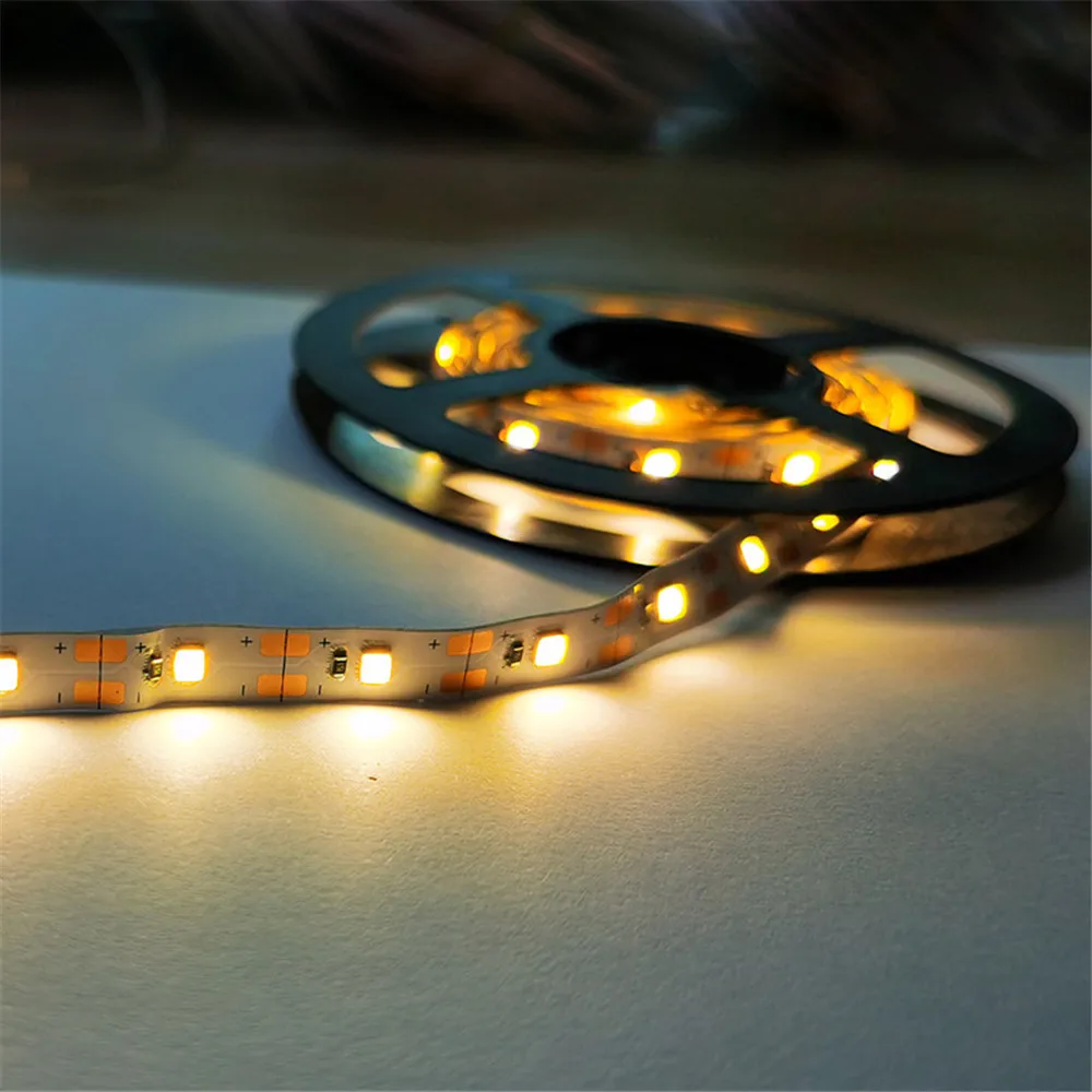 5V LED Strip Light SMD2835 Battery Box Powered TV Backlight Flexible LED Tape Rope Lights Home Decoration Lamp