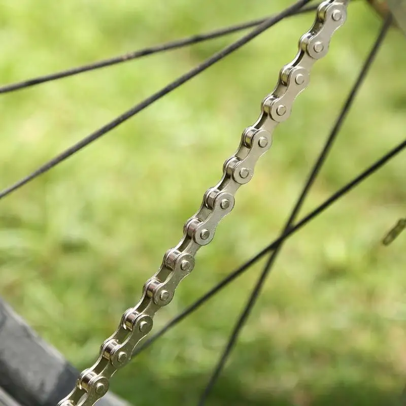 1 шт. односкоростная 98 звеньев горная цепь для дорожного велосипеда безопасный материал износостойкость для уличных ездовых снастей 190 мм X 65 мм X 10 мм