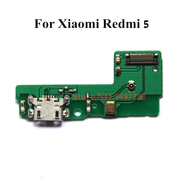 

Original USB Charging Dock Port Flex cable For Xiaomi Redmi 5 Charger plug board with Microphone Replacement parts