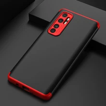 Caso para mi nota 10 lite 360 graus de proteção completa disco à prova de choque caso fosco para xiaomi mi nota 10 lite mi10 pro