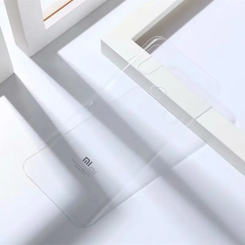 Прозрачный Mi 8 стеклянный чехол на заднюю крышку для Xiaomi mi 8 mi 8 крышка батареи задняя дверь Замена 4 Наличие цвета для Xiaom 8 - Цвет: Прозрачный