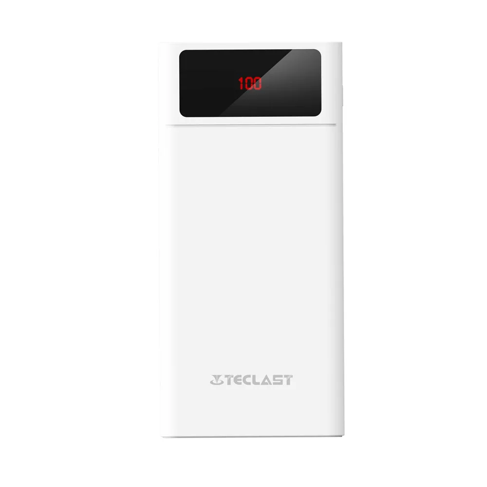

30000mAh Power Bank LED Display Dual USB&USB Type C Output External Battery Fast Phone Charger For iPhone Huawei Xiaomi Samsung