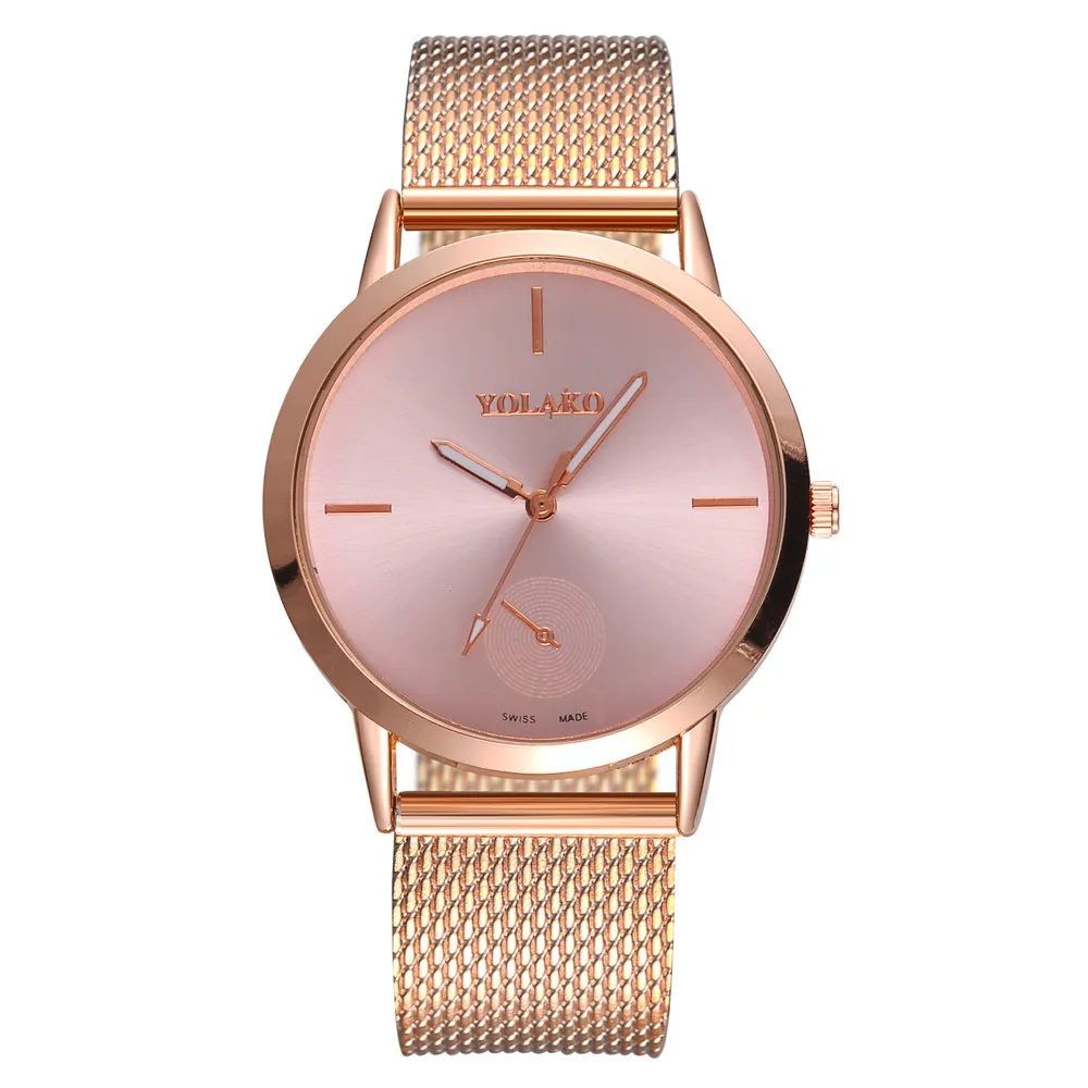 

Simple Cool Watch Men And Women Fashion PVC Faux Mesh Belt Quartz Watch Gift Watch Foreign Trade Hot Selling Watch